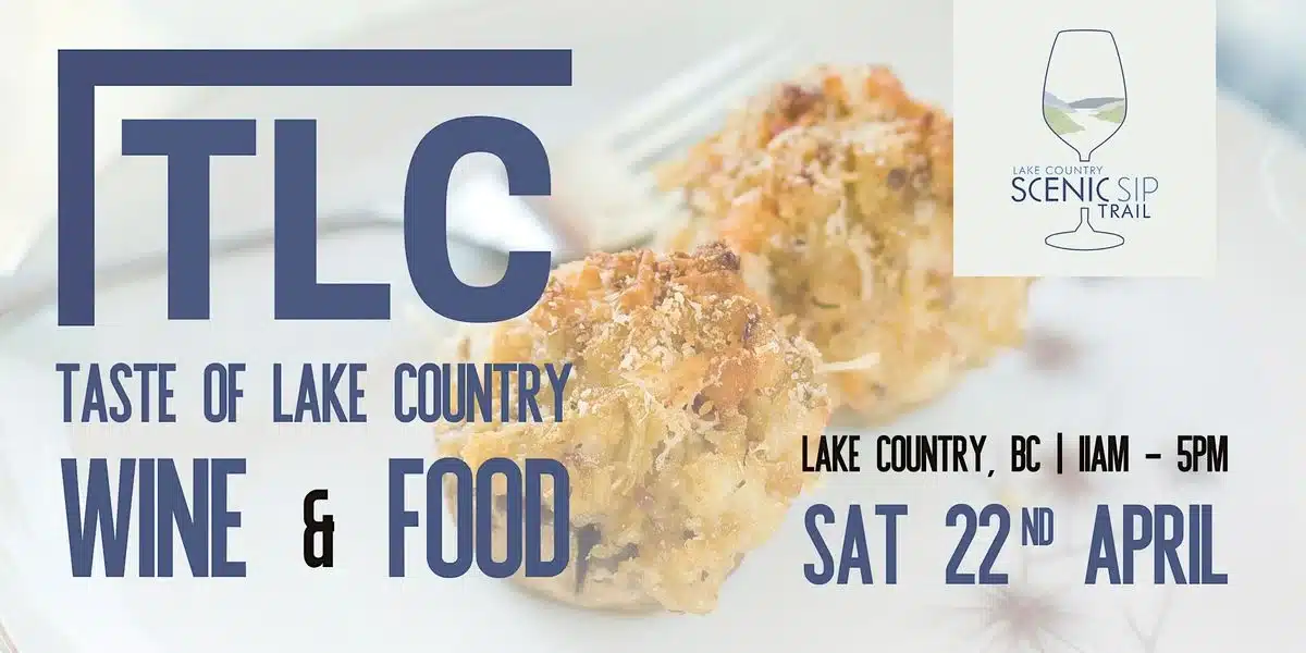 Taste of Lake Country wine, food pairing event April 22 Gonzo