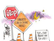 On A Brighter Note – A reminder to drive safe by Lori Welbourne Drunk-driving-sign-lori-welbourne-jim-hunt-sm