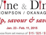 Gonzo News: THOMPSON OKANAGAN WINE & DINE KICKS OFF THIS FRIDAY BCRA