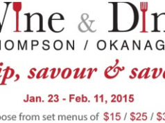 Gonzo News: THOMPSON OKANAGAN WINE & DINE KICKS OFF THIS FRIDAY BCRA
