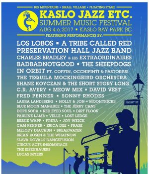 26th Annual Kaslo Jazz Etc Summer Music Festival