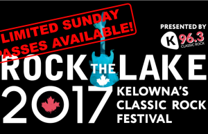 Limited Sunday Passes Available for Rock the Lake – Get One Now!