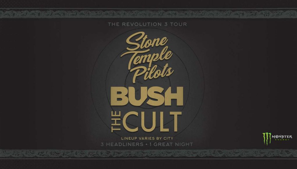 THE CULT STONE TEMPLE PILOTS BUSH REVOLUTION 3 TOUR WITH SPECIAL GUESTS BONES