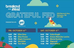 BREAKOUT WEST: Saturday night at the Grateful Fed