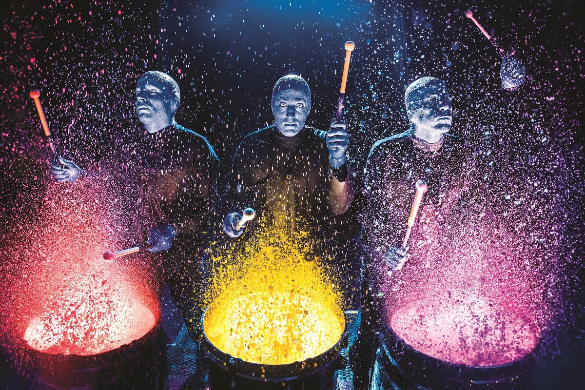 Blue Man talks makeup, music and about the show