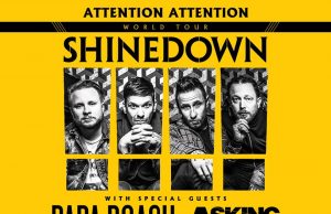 Multi-platinum rock band SHINEDOWN returns to Penticton this fall with 2019 ATTENTION ATTENTION World Tour Multi-platinum rock band SHINEDOWN returns to Penticton this fall with 2019 ATTENTION ATTENTION World Tour
