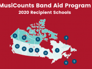 MusiCounts Band Aid Program Awards $900,000 in Musical Instruments to 90 Schools Nationwide