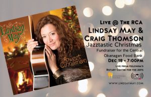 Virtual Show: Craig Thomson & Lindsay May’s Jazztastic Christmas Foodbank Fundraiser Virtual Show: Craig Thomson & Lindsay May's Jazztastic Christmas Foodbank Fundraiser