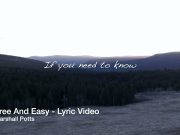 Kamloops, BC’s Country Rocker Marshall Potts Gets “Free and Easy” to Fire Up New Album