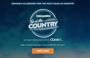 Vernon local makes SiriusXM’s Top of the Country music list! Vote now