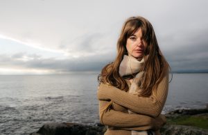 Anna Alessandra, with locals Bex Troock and Michael Averill, at Red Bird Brewing