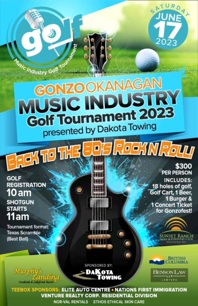 Gonzo Okanagan Music Industry Golf Tournament