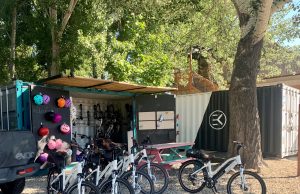 BIKING OLIVER REWARDED AT DISTRICT WINE VILLAGE