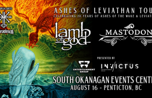 Lamb of God and Mastodon to perform on Aug. 16 at South Okanagan Events Centre