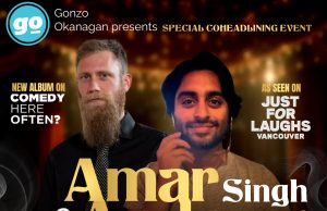 Amar Singh and Andrew Crone at Dakoda’s Comedy Lounge