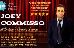 Joey Commisso at Dakoda’s Comedy Lounge
