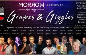 Morrow Marriage and Dakoda’s Comedy Lounge Team Up for “Grapes and Giggles”