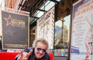 Sammy Hagar honoured with star on Hollywood Walk of Fame