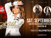 Global Icon Paula Abdul Announces 2024 Straight Up! Canada Tour with stop at SOEC, Penticton