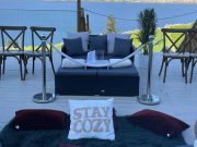 Movie under the stars at Oak Estate Winery in Summerland